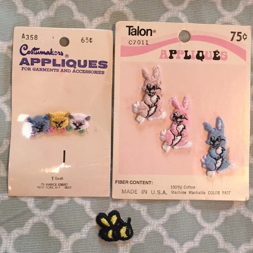 Vintage Embroidered Appliqués